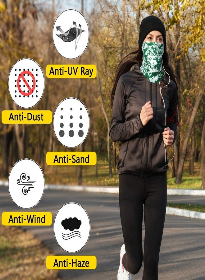 TENDSY Unisex UV Protection Neck Gaiter, Multifunctional Headband & Bandana for Men & Women | Outdoor Face Mask Scarf for Sports, Riding, Running (Multicolor, Pack of 6) - Image 4