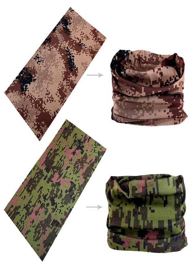 TENDSY Unisex UV Protection Neck Gaiter, Multifunctional Headband & Bandana for Men & Women | Outdoor Face Mask Scarf for Sports, Riding, Running (Multicolor, Pack of 6) - Image 5