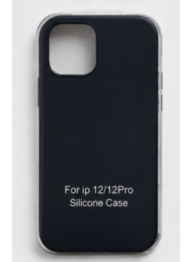 Silicone Case for iPhone 12 | 12 Pro – Black - Image 2