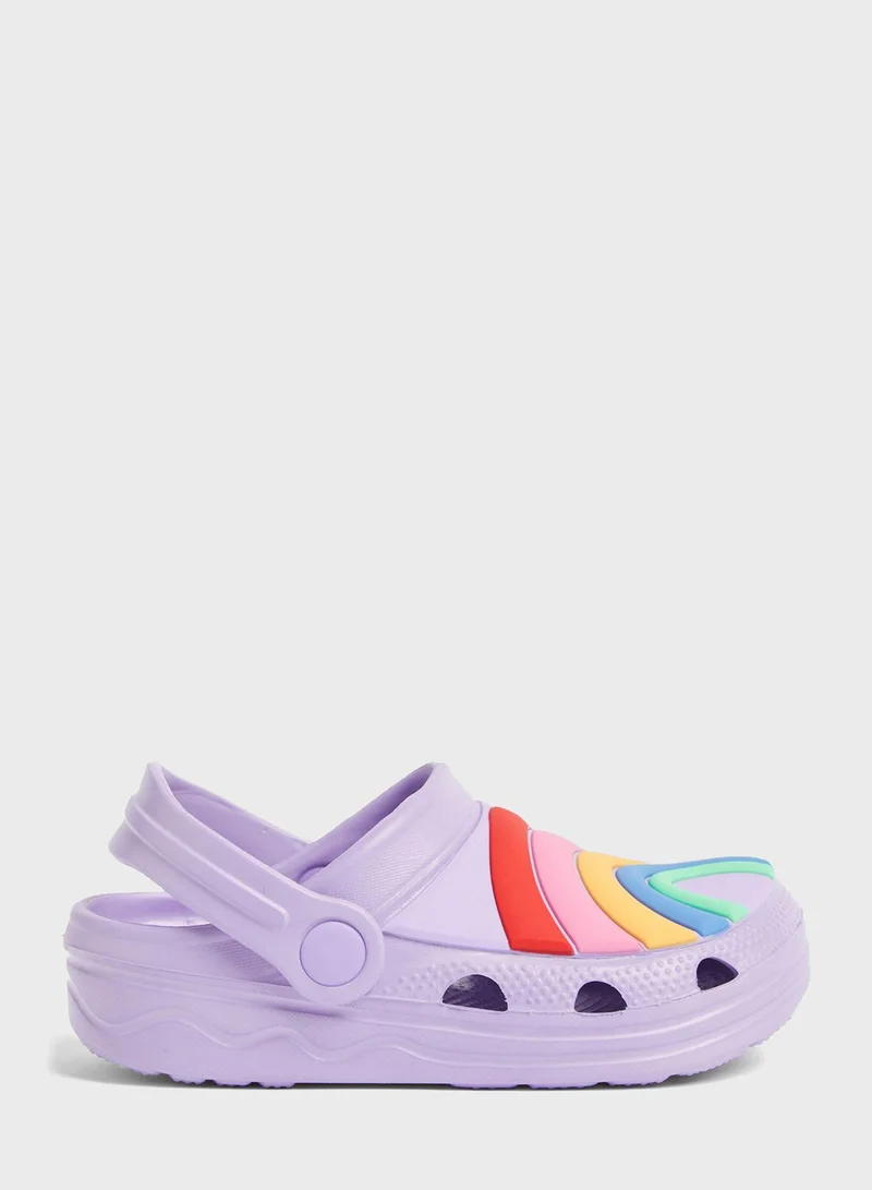 Marks & Spencer Kids Rainbow Clogs