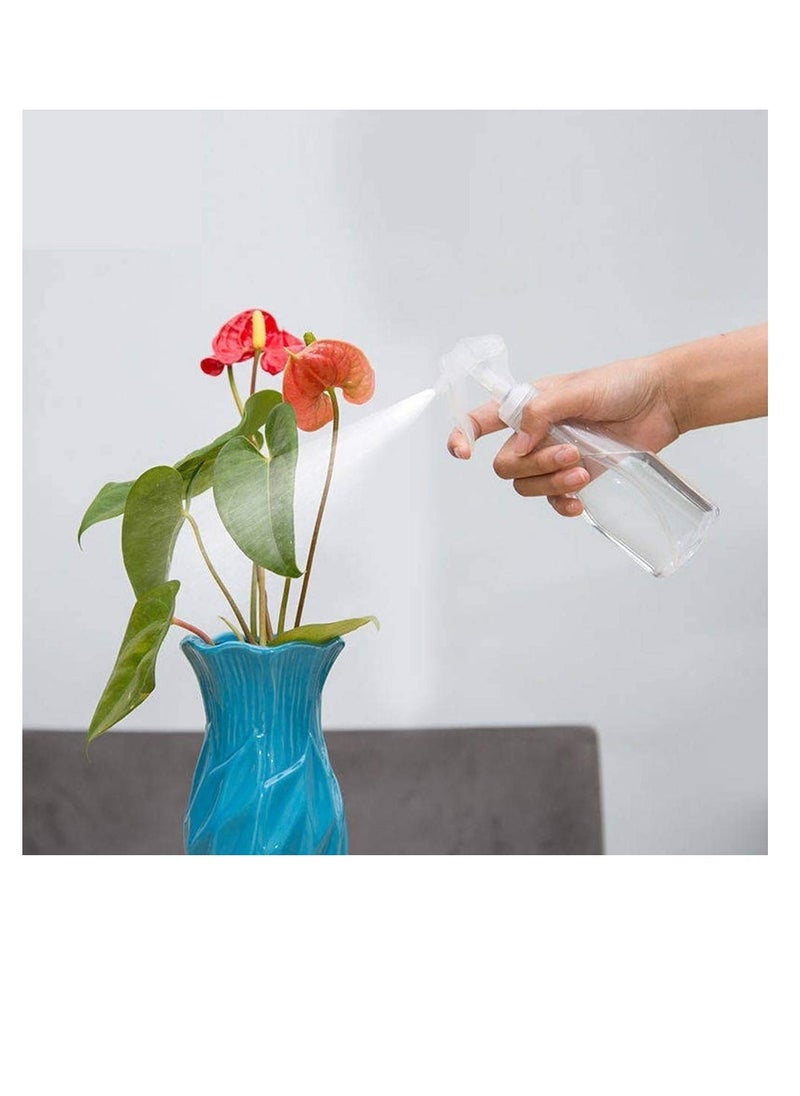 Small Spray Bottle, Empty Spray Bottle Clear PET Plastic 200ml Bottles Safe Non-Mist Trigger Sprayer Leak-proof Great for Cleaning Products Garden using Beauty Treatments