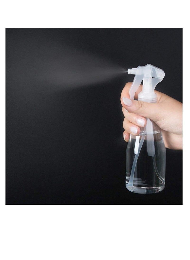 Small Spray Bottle, Empty Spray Bottle Clear PET Plastic 200ml Bottles Safe Non-Mist Trigger Sprayer Leak-proof Great for Cleaning Products Garden using Beauty Treatments