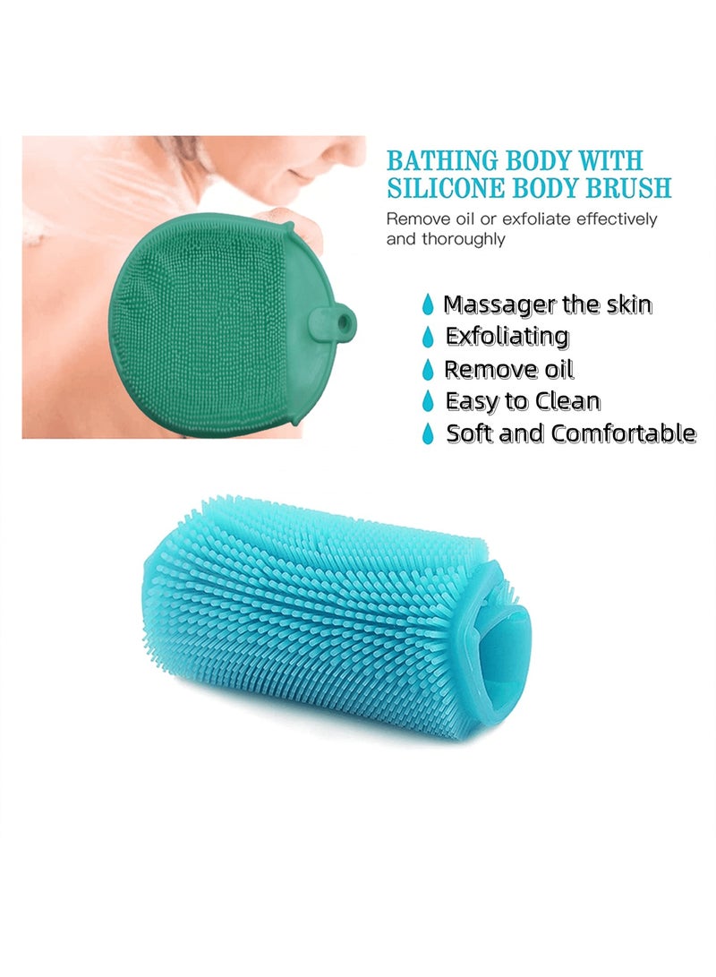 Soft Silicone Shower Bath Body Scrubber Handheld Shower Cleansing Brush, Gentle Exfoliating and Massage for All Kinds of Skin - Image 3