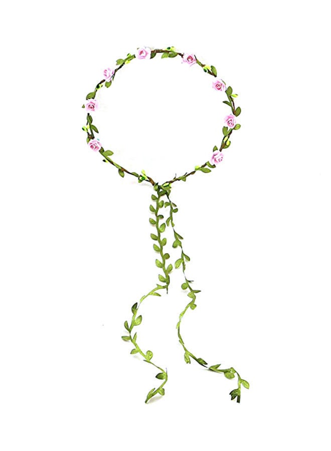 NIBEMINENT 10-Piece Flowers Crown Floral Garland Headband Set Multicolour 18.5centimeter - Image 2