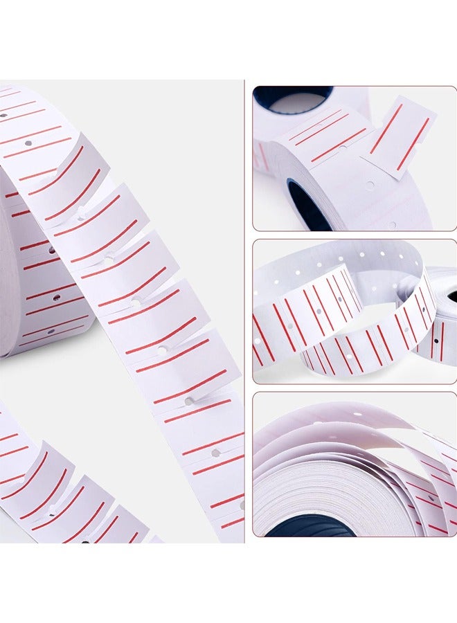 Price Tag Paper Label Price Price Tag Roll Set  Super Sticky Price Tag Labels Price Sticker Pricing Label Date Machine For Office Retail Shop Grocery Store Organization Marking Warehouse 10 Rolls - Image 5