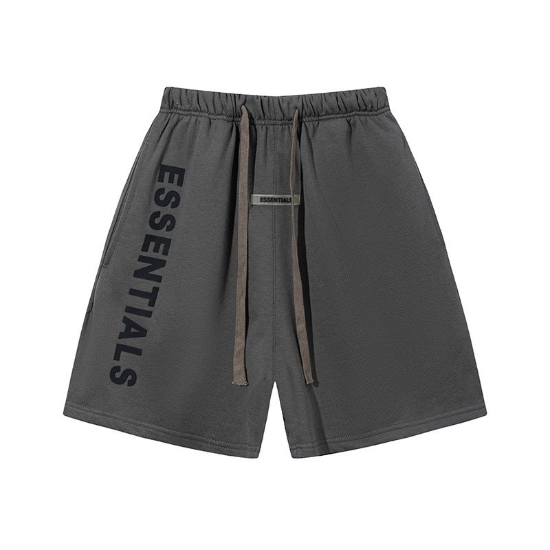 Fear Of God Double Line Essentials Niche Trendy Brand American Summer Sports Casual Shorts For Men - Image 4