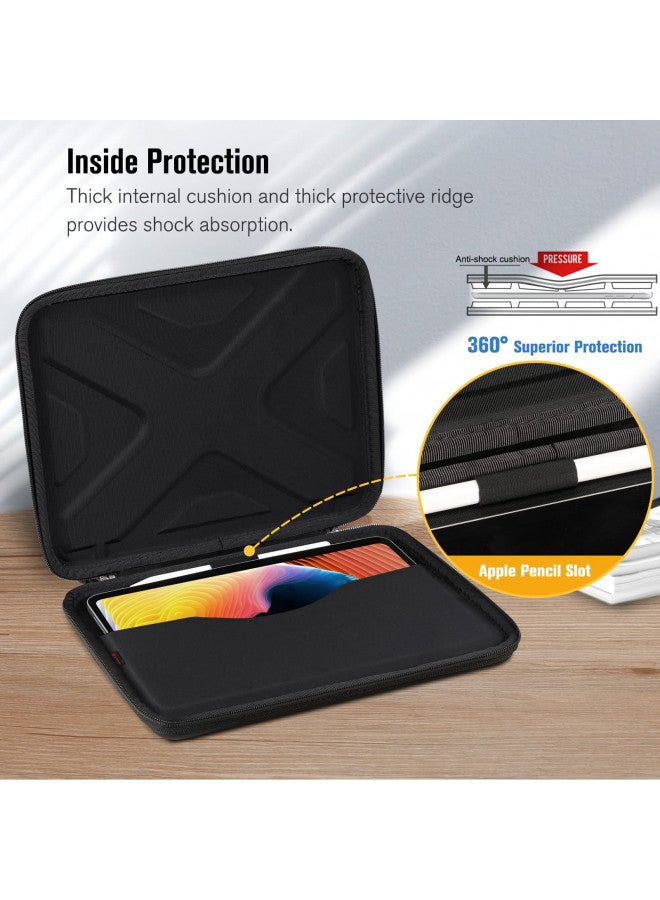 SITHON Hard Shell Tablet Sleeve Case for 11-inch iPad Pro M4 & iPad Air M2 2024, 11-inch iPad Pro M2, 10.9"/10.2" iPad 10/9th Gen, 10.9" iPad Air 5/4th, Tablet Carrying Sleeve - Image 2