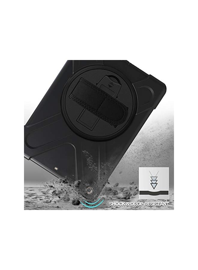 Procases Ipad 9.7 Case 2018/2017 (Old Model), Rugged Heavy Duty Shockproof 360 Degree Rotatable Kickstand Protective Cover Case For Apple Ipad 9.7 Inch 6Th / 5Th Gen -Black - Image 2