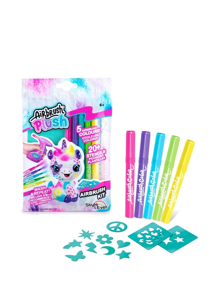 كانال تويز CANAL S4E - AIRBRUSH 10 PCS MARKERS PEN REFILL KIT 