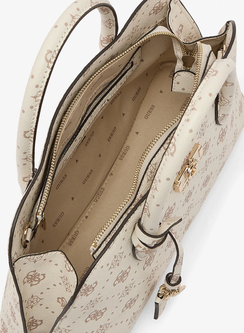 Guess  Emelie Logo Satchel Bag for Women | Best Price UAE