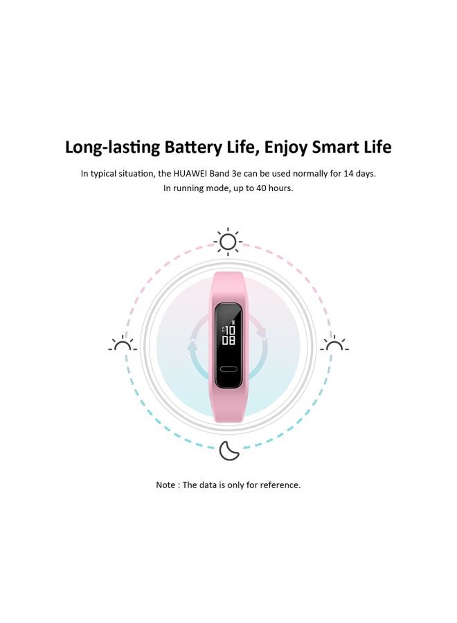 HUAWEI Band 3e Fitness Tracker Pink/Black - Image 2