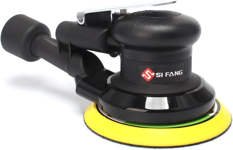 SI FANG 5'' Air Random Orbital Sander，Self-Generated Vacuum ，Dual Action Pneumatic Tool - Image 3