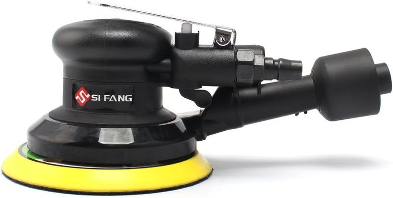 SI FANG 5'' Air Random Orbital Sander，Self-Generated Vacuum ，Dual Action Pneumatic Tool - Image 2