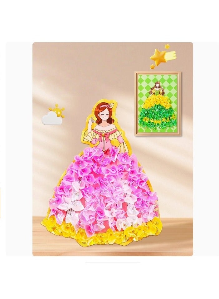 Children's Handmade Poking And Drawing, Handmade Material Bags, Girls' Gifts - Image 4