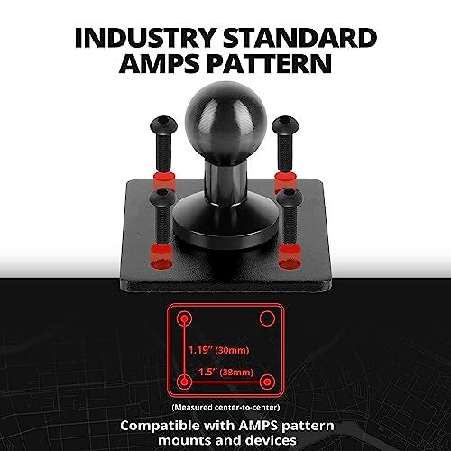 Tackform Industrial Metal Drill Base Tablet Mount [Enduro Series] - iPad Holder for Wall or Truck. ELD Mount | Compatible with iPad Mini, IPad Pro 12.9, Galaxy S, Surface Pro & Switch - Image 4