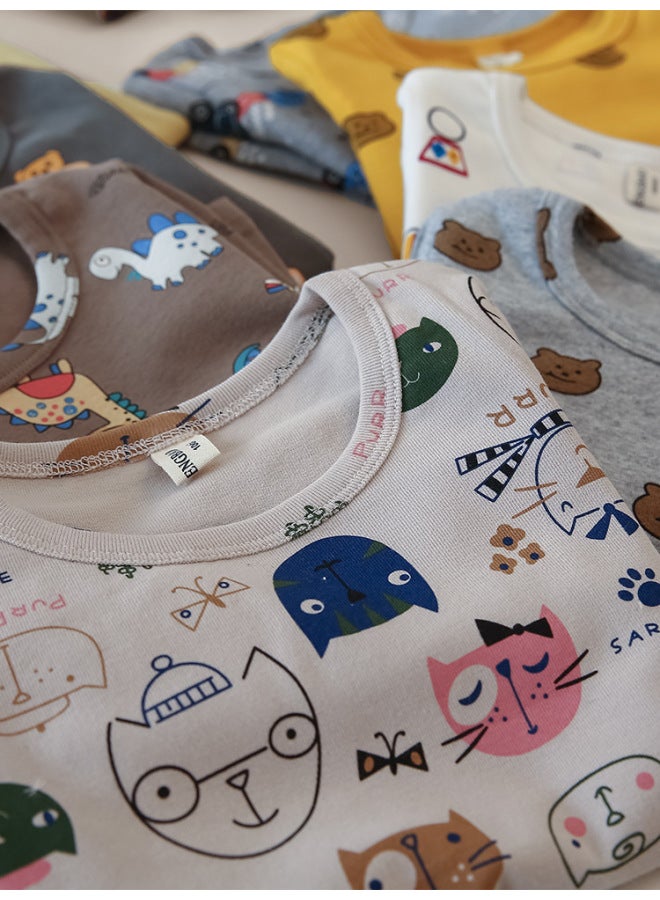 Changguo Clothing Boys' Underwear Set Children's Autumn And Winter Thickened Fleece Thermal Underwear Dropshipping - Image 5