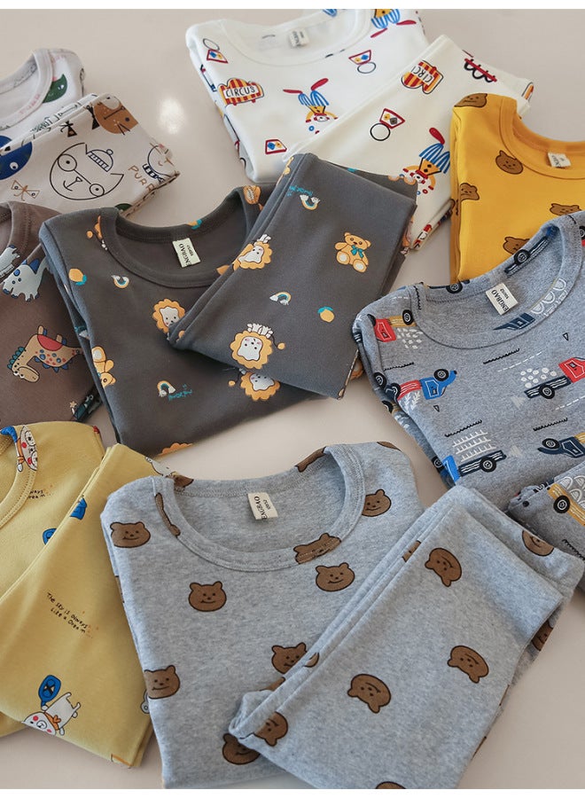 Changguo Clothing Boys' Underwear Set Children's Autumn And Winter Thickened Fleece Thermal Underwear Dropshipping - Image 3