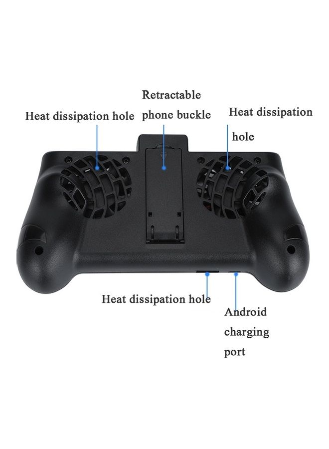 Loquat Mobile Phone Gamepad With Cooling Fan - wireless  - Image 2