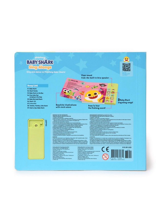 Pinkfong Baby Shark Sing Alongs 10 Button Sound Book ; Baby Shark Toys ; Learning & Education Toys ; Interactive Baby Books For Toddlers 1 3 ; Gifts For Boys & Girls - Image 4