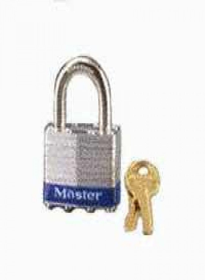Master Lock MASTERLOCK CO 7KA-P493 1-1/8" Laminated Padlock - 9/16" Shackle - Keyed Alike to Key #P493