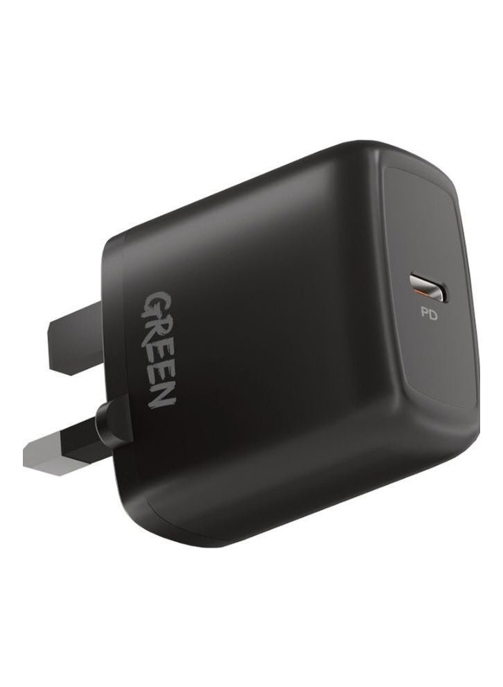 GREEN LION High-Speed 20W Type C Charger UK Plug PD Fast Charging Adapter for iPhone Samsung Android Devices - Image 2