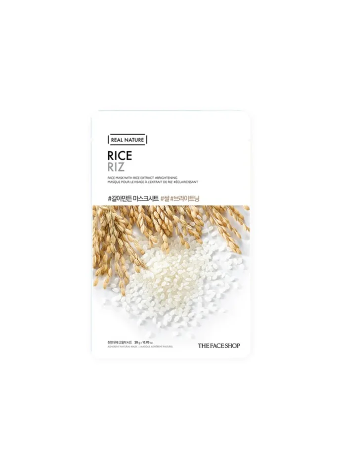 ذا فيس شوب REAL NATURE MASK SHEET RICE.2017