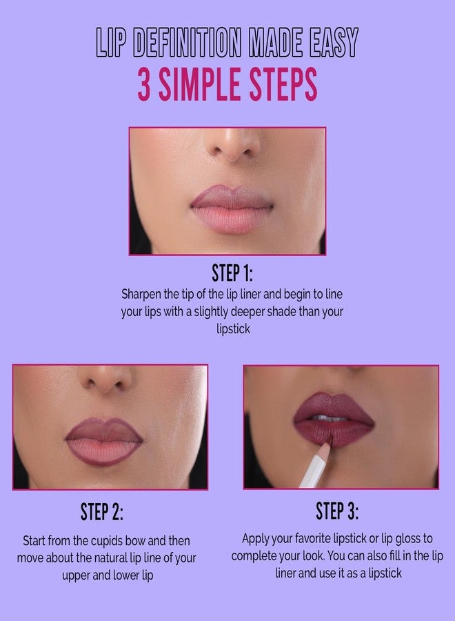 جلام 21 محدد شفاه Glam21 لشفاه محددة بدقة | تركيبة كريمية سهلة الاستخدام | يمنحكِ شفاهًا ممتلئة مثالية | اللون: 09 كارا نيود - Image 5