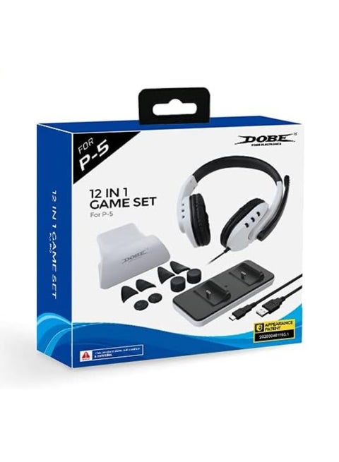 Dobe PS5 12-In-1 Game Set