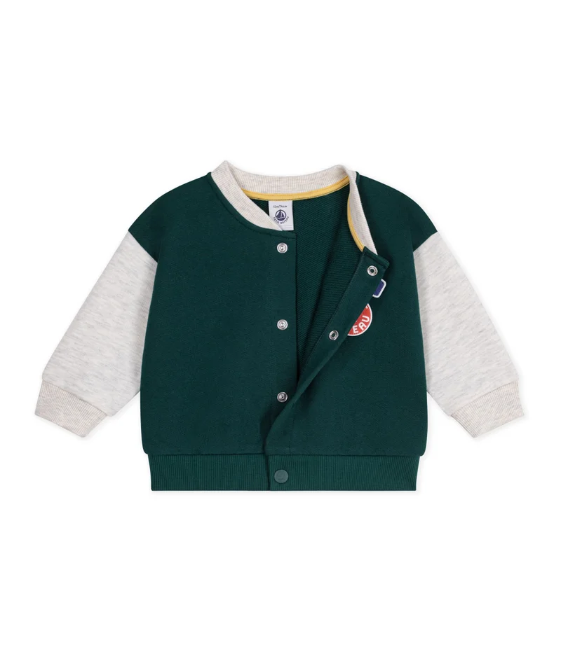 Petit Bateau Two-Tone Cotton Baby Teddy