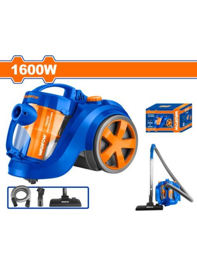 WADFOW 1600W Corded Canister Vacuum Cleaner WVR6520 – Powerful 20KPa Suction Home & Office Vacuum with HEPA Filter, Variable Speed Control, Automatic Cable Rewinder, Soft Start & 1.8L Dust Bag - Image 5