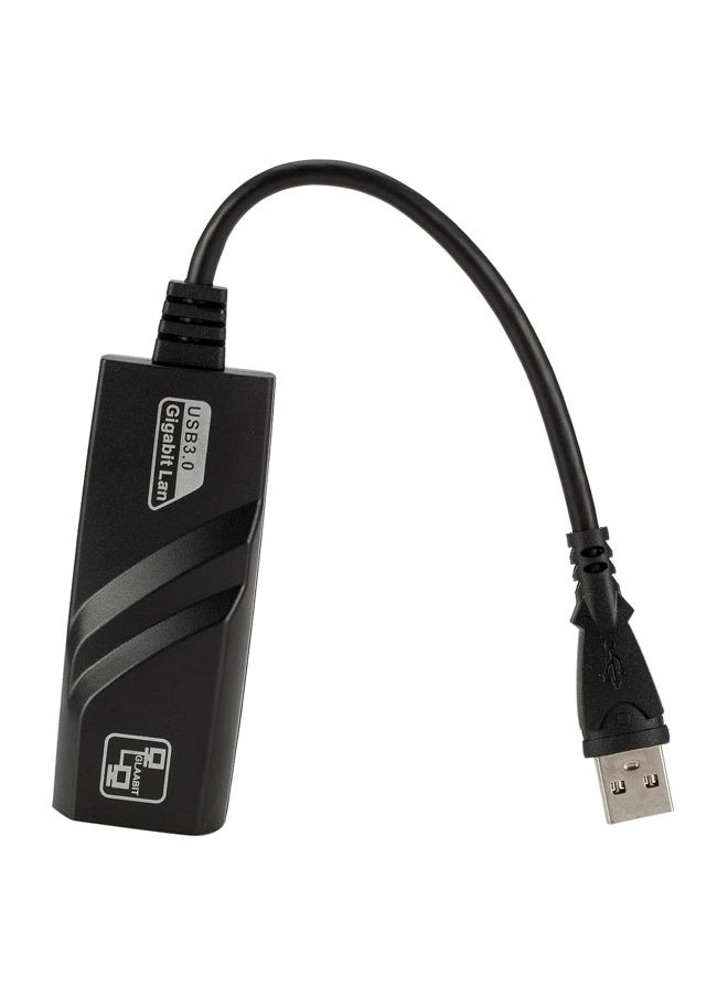 دوسالا محول شبكة سلكي USB 3.0 إلى مستوى إيثرنت RJ45 LAN بسرعة 10/100/1000 ميجابت في الثانية لبطاقة الشبكة لأجهزة الكمبيوتر المحمولة والكمبيوتر الشخصي - Image 1