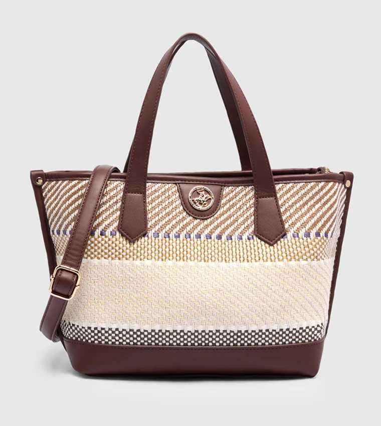 بيفرلي هيلز بولو كلوب حقيبة توت بيفرلي هيلز بولو كلوب بمقبضين وإغلاق بسحاب