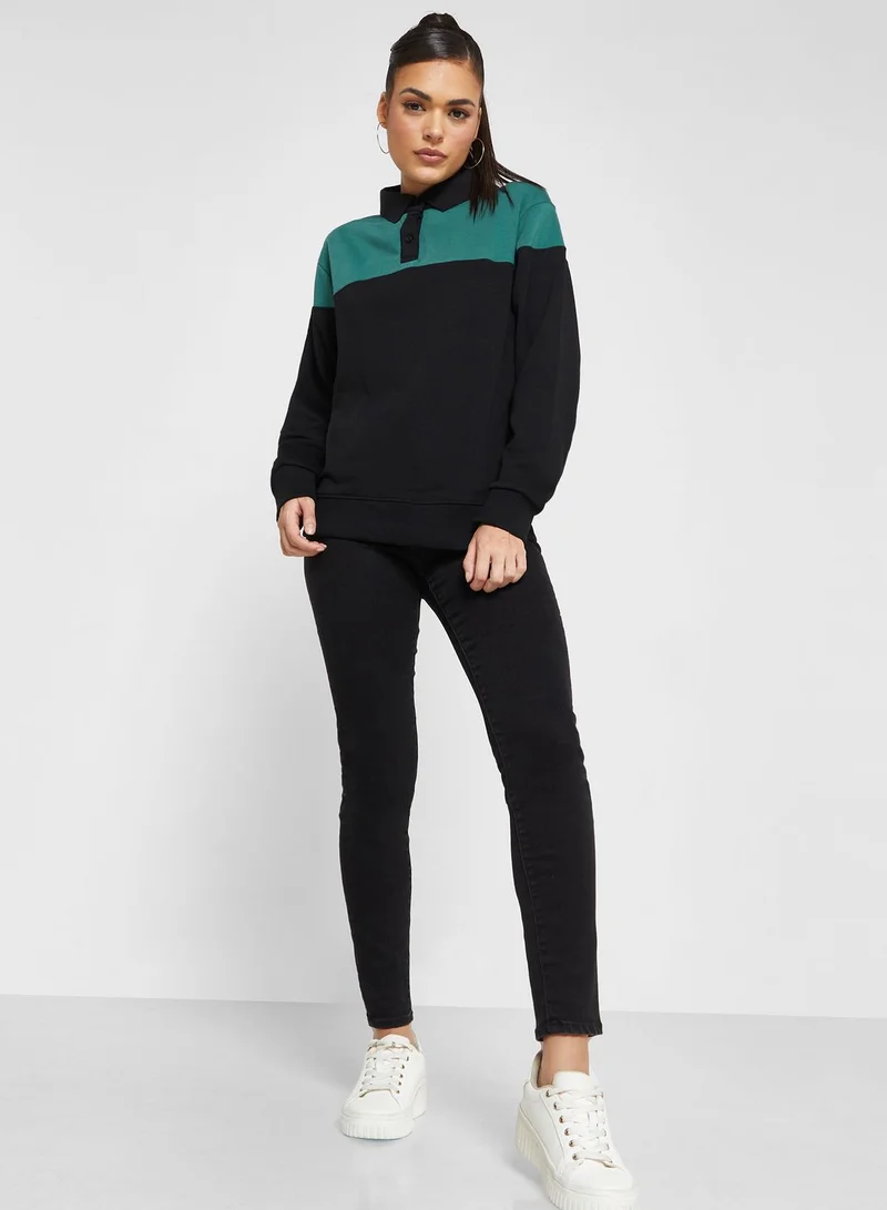 Ginger Colorblock Sweatshirt