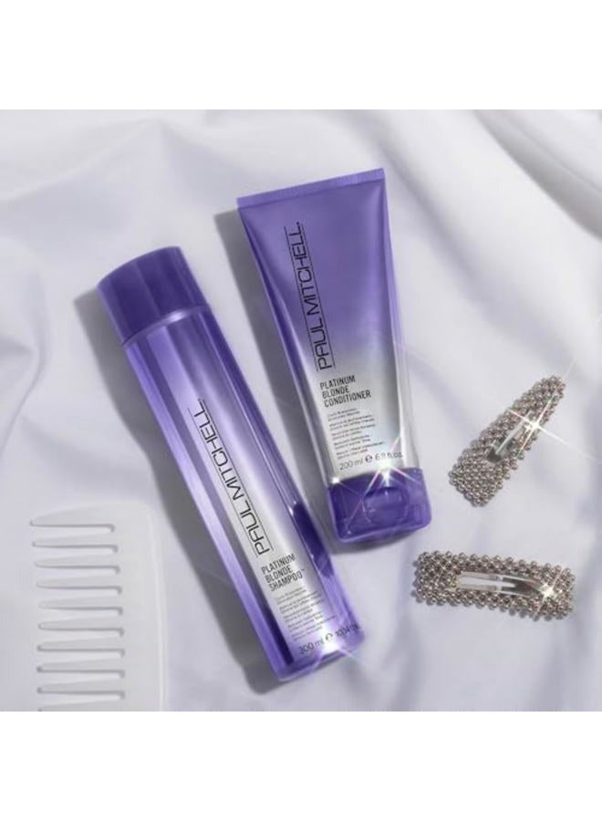 Paul Mitchell Platinum Blonde Purple Shampoo, Cools Brassiness, Eliminates Warmth, For Color-Treated Hair + Naturally Light Hair Colors, 10.14 fl. oz. - Image 4