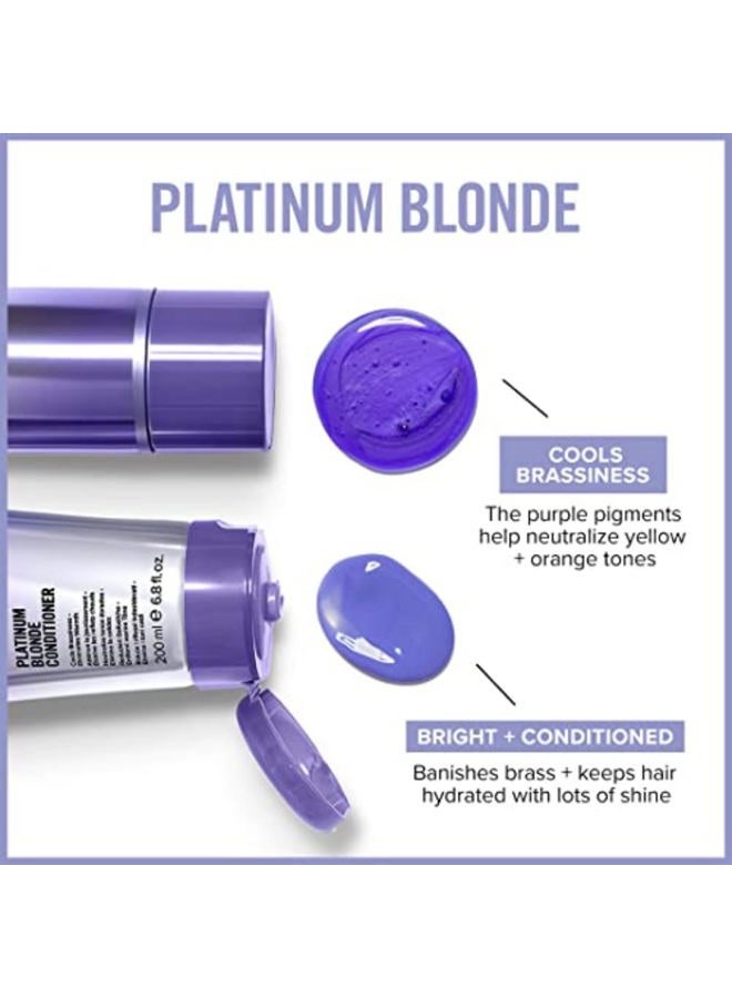 Paul Mitchell Platinum Blonde Purple Shampoo, Cools Brassiness, Eliminates Warmth, For Color-Treated Hair + Naturally Light Hair Colors, 10.14 fl. oz. - Image 2