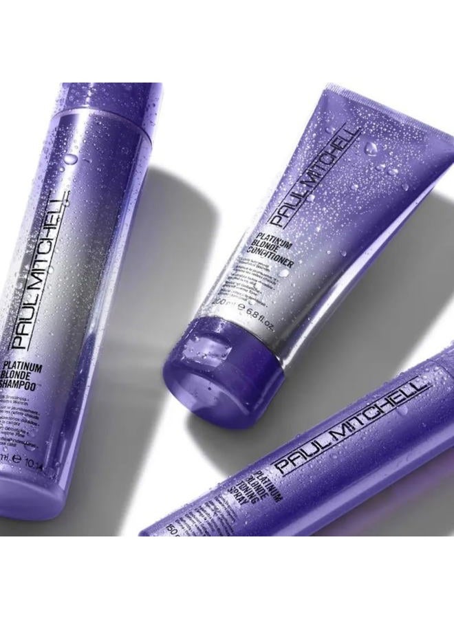 Paul Mitchell Platinum Blonde Purple Shampoo, Cools Brassiness, Eliminates Warmth, For Color-Treated Hair + Naturally Light Hair Colors, 10.14 fl. oz. - Image 5