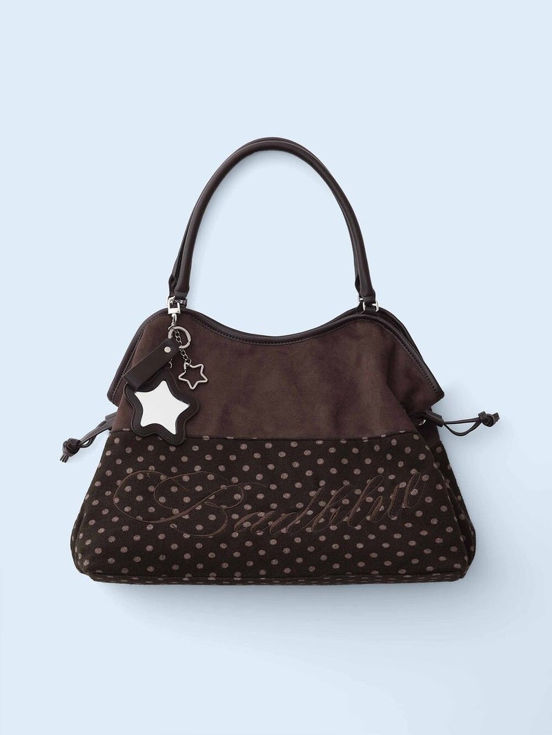 BubbleBum Bad Blue Mori Dimsum Bag Brown Shoulder Bag Handbag- Women Daily - Image 1