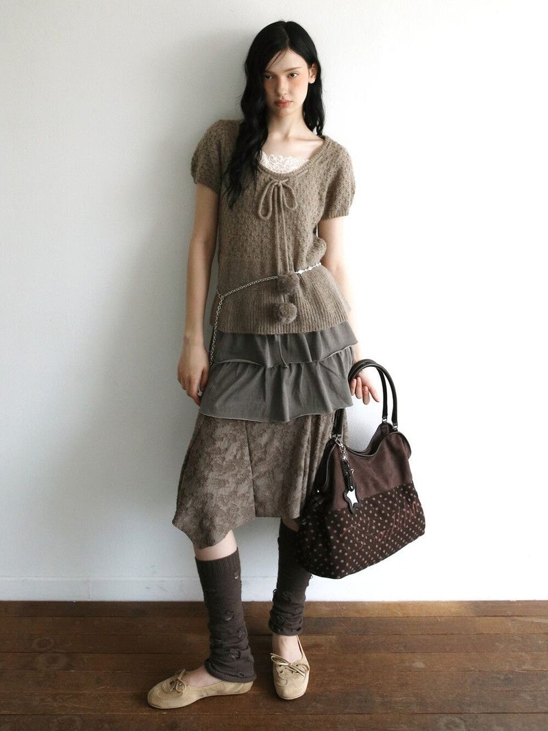 BubbleBum Bad Blue Mori Dimsum Bag Brown Shoulder Bag Handbag- Women Daily - Image 3