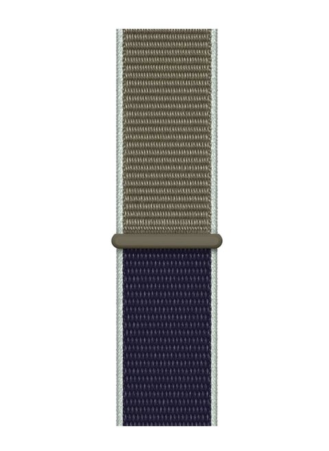 Solid Replacement Band For Apple Watch Series 5/4/3/2/1 Khaki/Blue