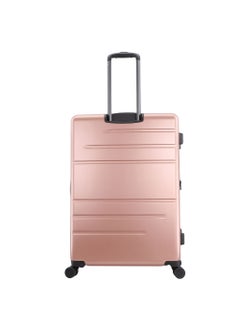 Discovery Discovery Patrol Hardside Check-In Large Travel Suitcase, 100% PC Durable Ultra Lightweight Hard Shell Expandable Luggage, 4 Double Wheel, TSA Lock Trolley Bag Black (71 cm/28 Inch) Pink.  - Image 3