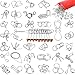 Yilloog Metal Brain Teaser Puzzles Set of 36 with Pouch Steel IQ Games Physics Mind Metal Puzzles for Adults Basket Stocking Stuffers for Adults Challenge GiftsMedium - Image 2