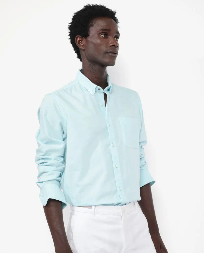 Rare Rabbit Men's Button Down Oxford Shirt