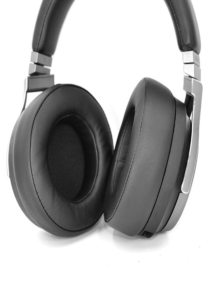 defean وسادات أذن فيرتوسو XT السميكة - وسادة أذن بديلة متوافقة مع Corsair Virtuoso RGB Wireless SE Gaming، جلد أنعم، رغوة عازلة عالية الكثافة، سمك إضافي (أسود سميك) - Image 5