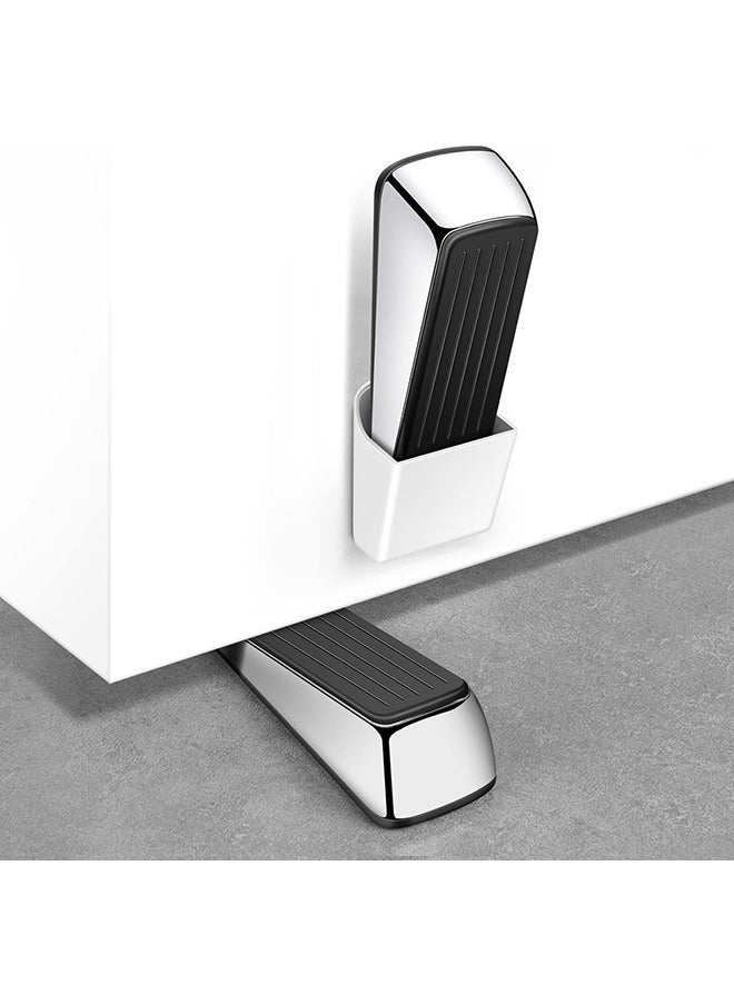 Arabest Door Stopper with Organizers (2 Pack), Heavy Duty Door Stop Wedge Made of Premium Quality Zinc and Rubber Suits Any Door and Most Surface  - Image 1