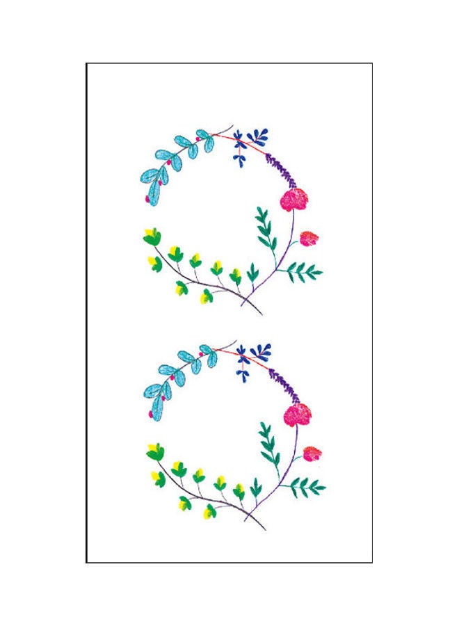 NIBEMINENT Waterproof Fashionable Temporary Tattoo Sticker Multicolour - Image 1