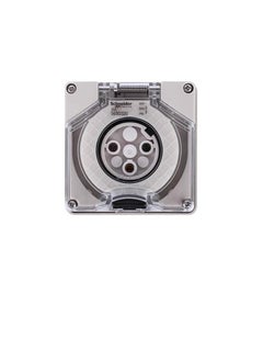 Schneider Schneider 250V 20A IP56 56 Series 56SO320 Surface 3 Pin Socket Outlet Grey  - Image 2