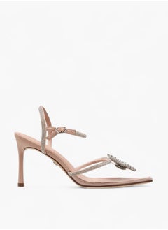 Celeste Women's Embellished Shoes with Buckle Closure and Stiletto Heels Ramadan Collection  - Image 3