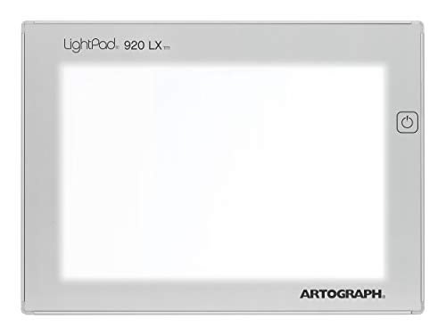 Artograph صندوق ضوء LED رقيق من آرتوغراف، 9" × 6" لوح رسم وتتبع قابل للتعتيم، LightPad 920 LX - Image 3
