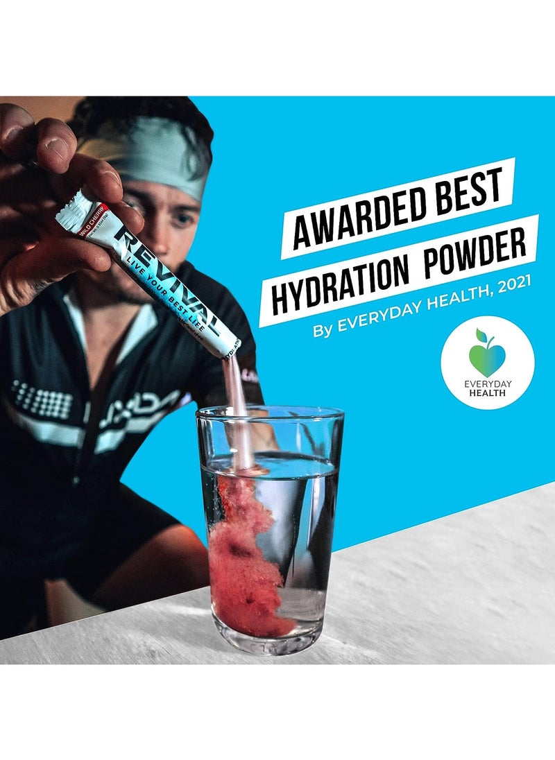 REVIVAL - Revival Rehydration and recovery elctrolyte drink mix with vitamins C, B1, B3, B5, B12 yuzu pineapple - Image 1