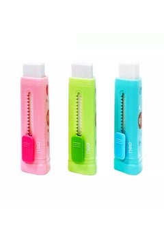 Deli 18-Piece Retractable Eraser Multicolour  - Image 2